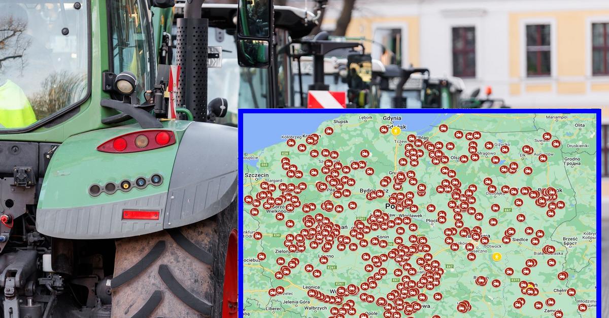 Farmers' protest on March 20.  Roadblocks will cover the entire country (MAP)
