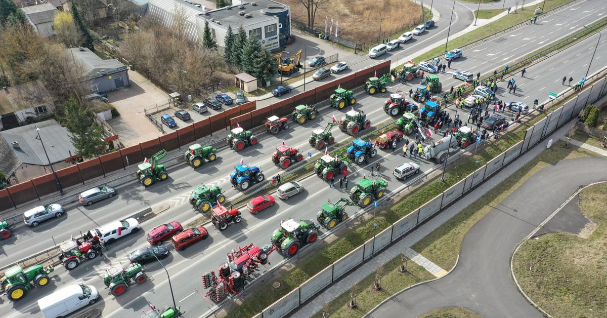 Farmers' protest on March 20.  "We demand the abolition of the Green Deal and the Fit For 55 policy"