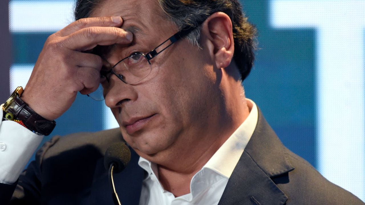 El presidente Gustavo Petro en Bogotá, el 23 de mayo de 2022, cuando era candidato (Photo by Guillermo Legaria Schweizer/Getty Images)