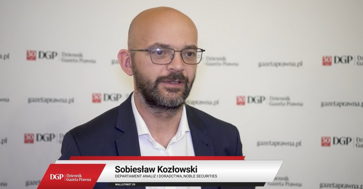 Sobiesław Kozłowski: Investors should pay attention to small and medium -sized companies on the dance floor